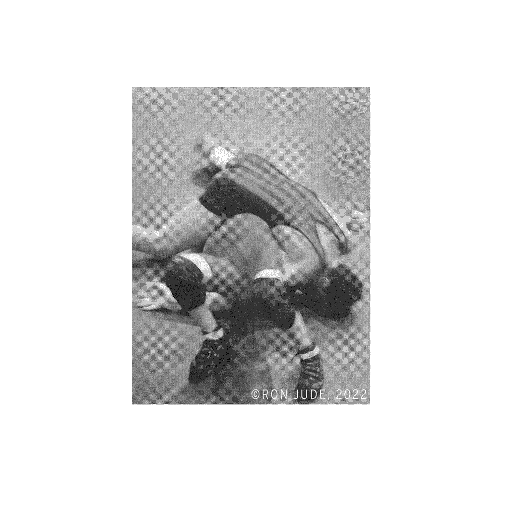 Untitled. (wrestlers #3) by Ron Jude from DARK MATTER, 2022