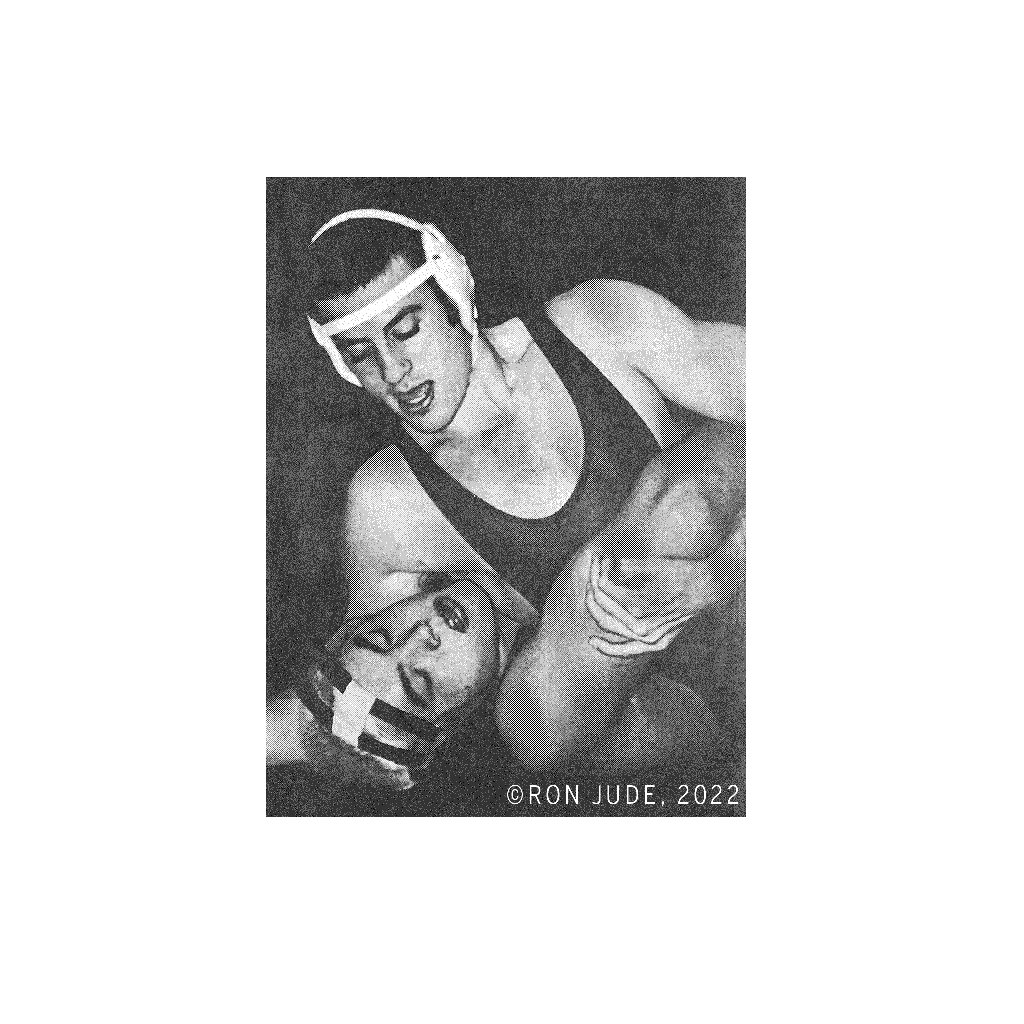 Untitled. (wrestlers #5) by Ron Jude from DARK MATTER, 2022