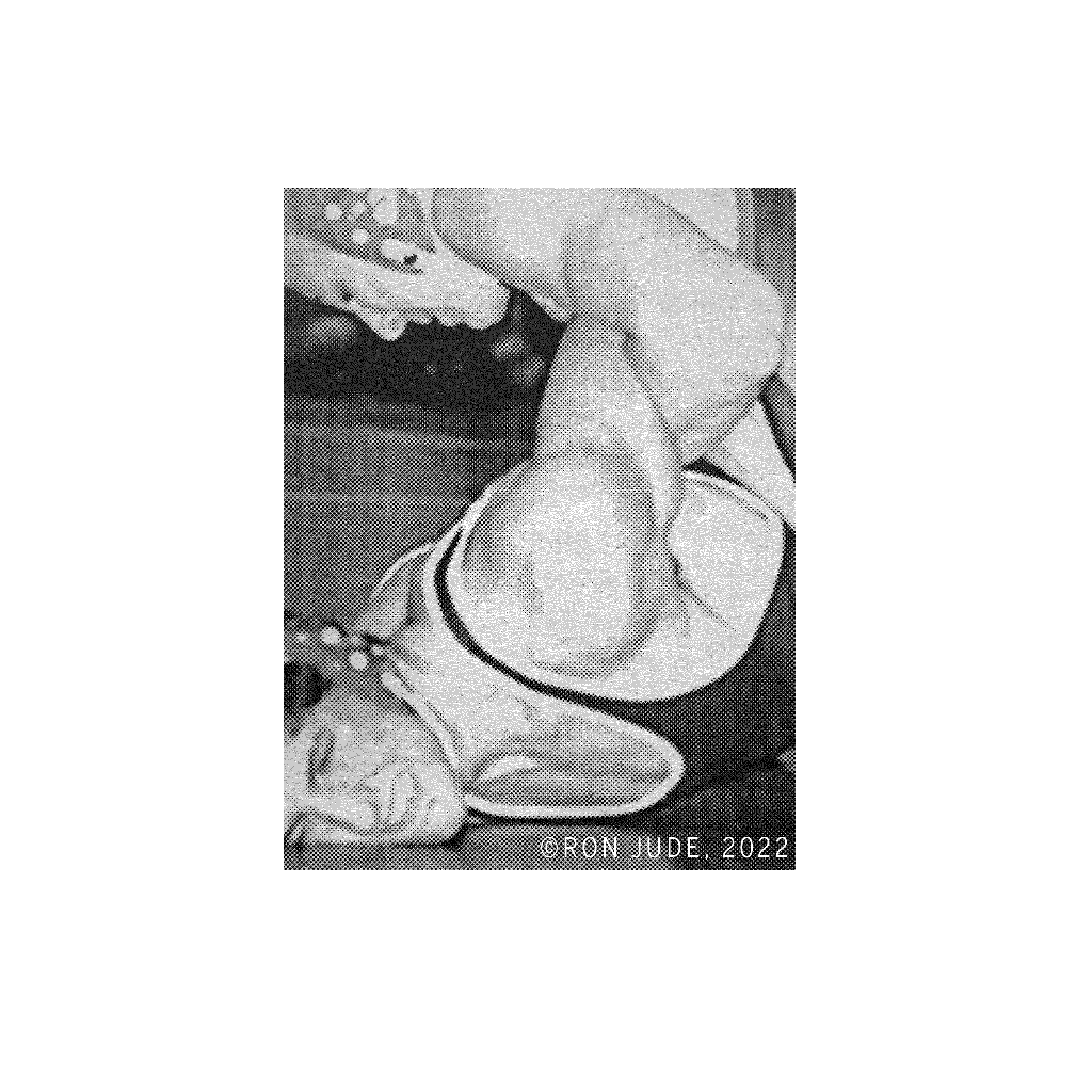 Untitled. (wrestlers #7) by Ron Jude from DARK MATTER, 2022